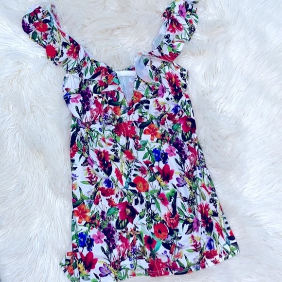 Tahari floral swimsuit size medium - Picture 3 of 7